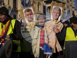 Romania Police Unions Protest