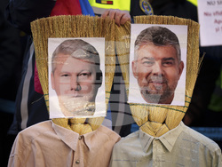 Romania Police Unions Protest