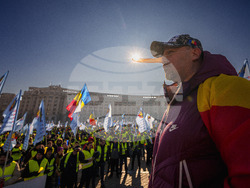 Romania Police Unions Protest