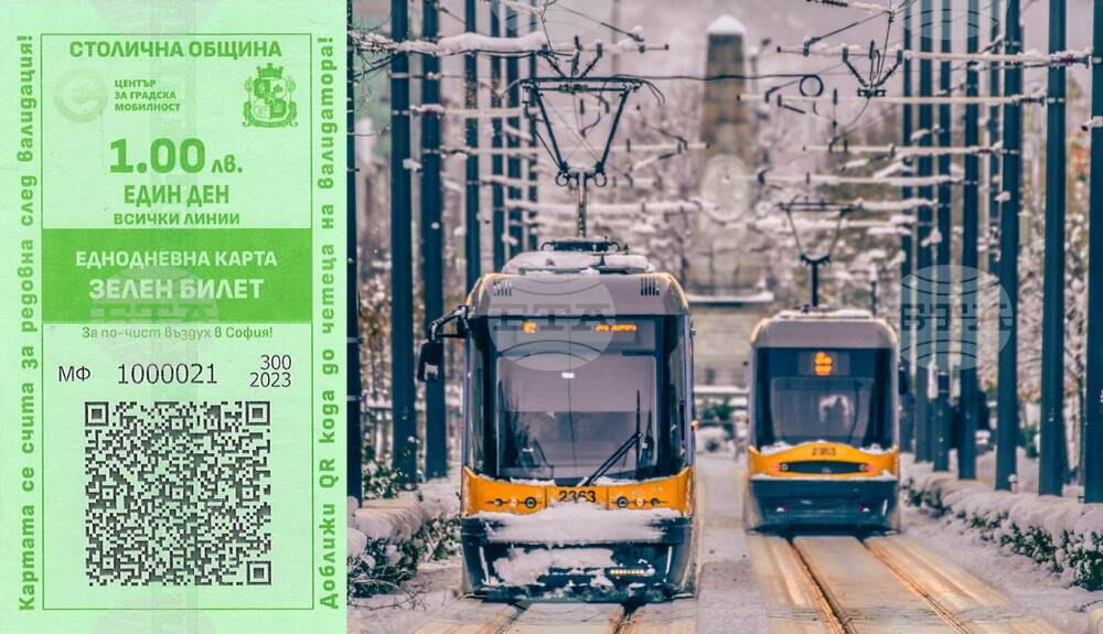 Temporary Public Transport Green Ticket, Buffer Parking Remain in Effect in Sofia on Monday