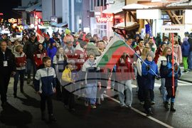 Банско - Световна купа по алпийски сноуборд - парад на знамената