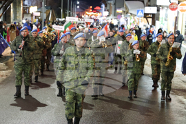 Банско - Световна купа по алпийски сноуборд - парад на знамената