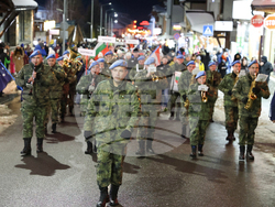 Банско - Световна купа по алпийски сноуборд - парад на знамената