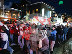 Банско - Световна купа по алпийски сноуборд - парад на знамената