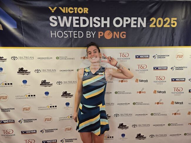 Стефани Стоева се класира за четвъртфиналите на единично на турнир по бадминтон в Швеция