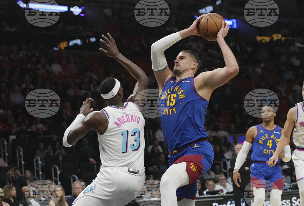 Никола Йокич записа своя 17-и "трипъл-дабъл" за сезона при победата на Денвър като гост на Маями в НБА