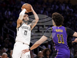 Nets Lakers Basketball