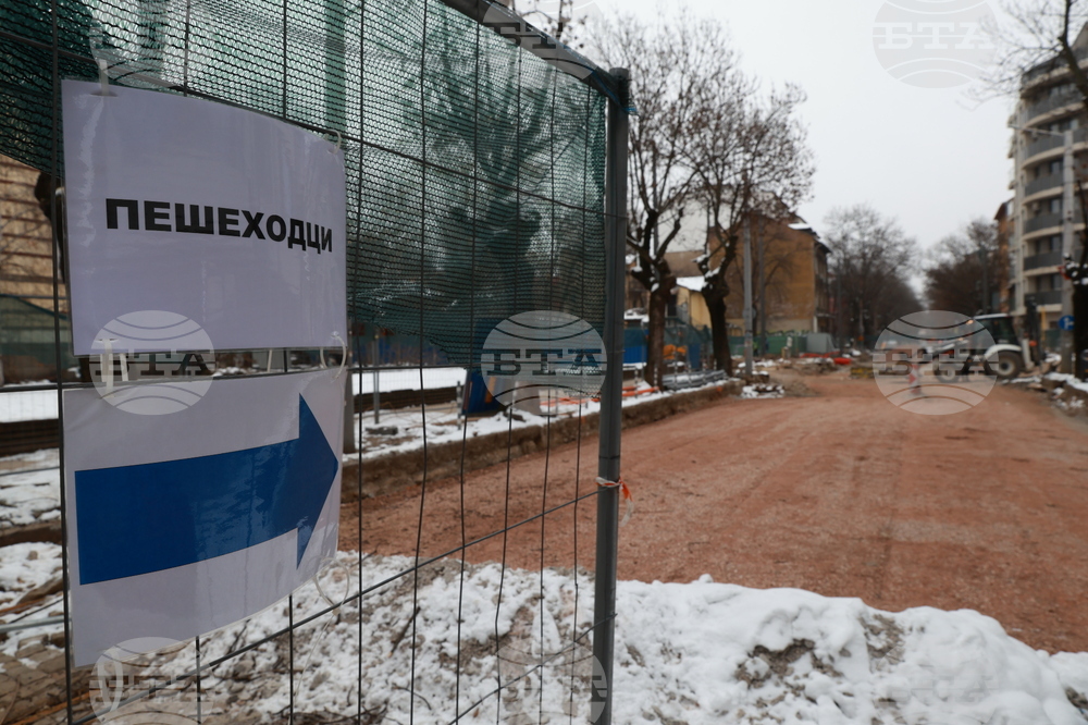 Изпълнението на ремонта на ул. „Опълченска“ продължава, апелираме ДНСК да отчетат дейностите по изграждането на обекта, заявиха от Столичната община