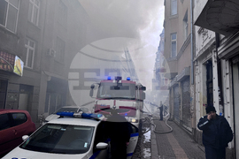 Пожар - жилищна сграда на улица „Цар Симеон“