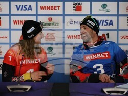 Банско – Световна купа по алпийски сноуборд – Андреас Промегер – Рамона Терезия Хофмайстер - пресконференция