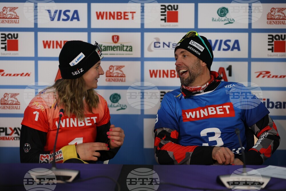 Банско – Световна купа по алпийски сноуборд – Андреас Промегер – Рамона Терезия Хофмайстер - пресконференция