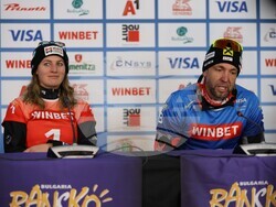 Банско – Световна купа по алпийски сноуборд – Андреас Промегер – Рамона Терезия Хофмайстер - пресконференция