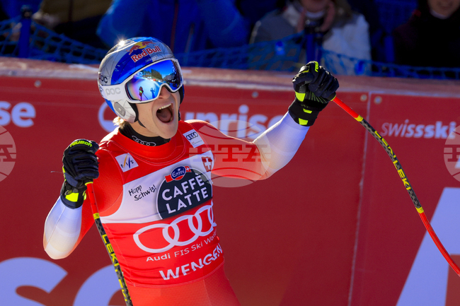 Швейцарецът Марко Одермат ликува в спускането от Световната купа по ски алпийски дисциплини във Венген
