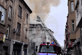 Пожар - жилищна сграда на улица „Цар Симеон“