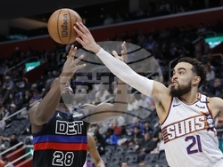Suns Pistons Basketball