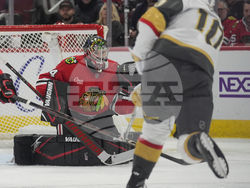 Golden Knights Blackhawks Hockey