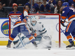 Sharks Islanders Hockey