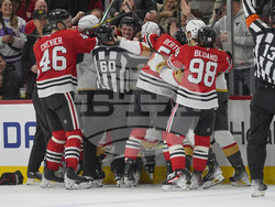 Golden Knights Blackhawks Hockey
