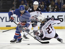 Blue Jackets Rangers Hockey