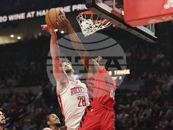 Rockets Trail Blazers Basketball