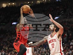 Rockets Trail Blazers Basketball