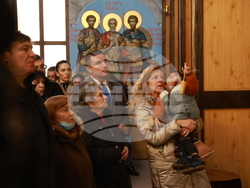 Божурище - патриарх Даниил - водосвет на "Свети вмчк. Георги Победоносец"