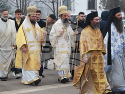 Божурище - патриарх Даниил - водосвет на "Свети вмчк. Георги Победоносец"