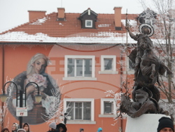 Божурище - патриарх Даниил - водосвет на "Свети вмчк. Георги Победоносец"