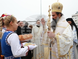 Божурище - патриарх Даниил - водосвет на "Свети вмчк. Георги Победоносец"