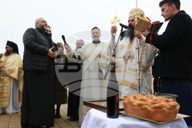 Божурище - патриарх Даниил - водосвет на "Свети вмчк. Георги Победоносец"