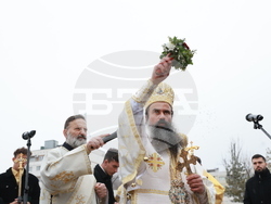 Божурище - патриарх Даниил - водосвет на "Свети вмчк. Георги Победоносец"