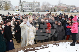 Божурище - патриарх Даниил - водосвет на "Свети вмчк. Георги Победоносец"