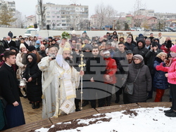 Божурище - патриарх Даниил - водосвет на "Свети вмчк. Георги Победоносец"