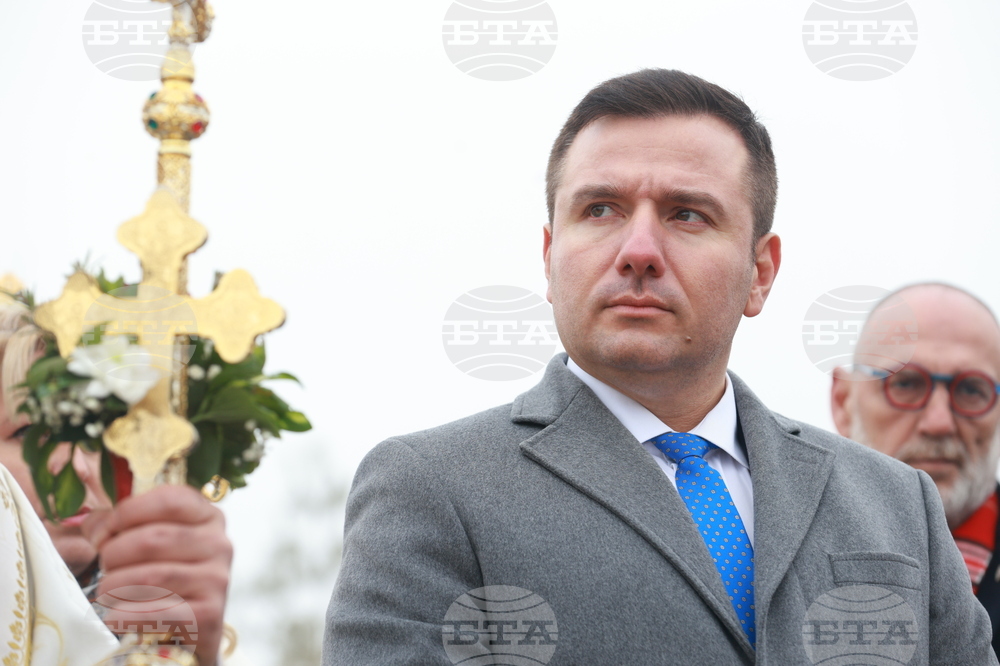 Божурище - патриарх Даниил - водосвет на "Свети вмчк. Георги Победоносец"