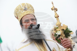 Божурище - патриарх Даниил - водосвет на "Свети вмчк. Георги Победоносец"