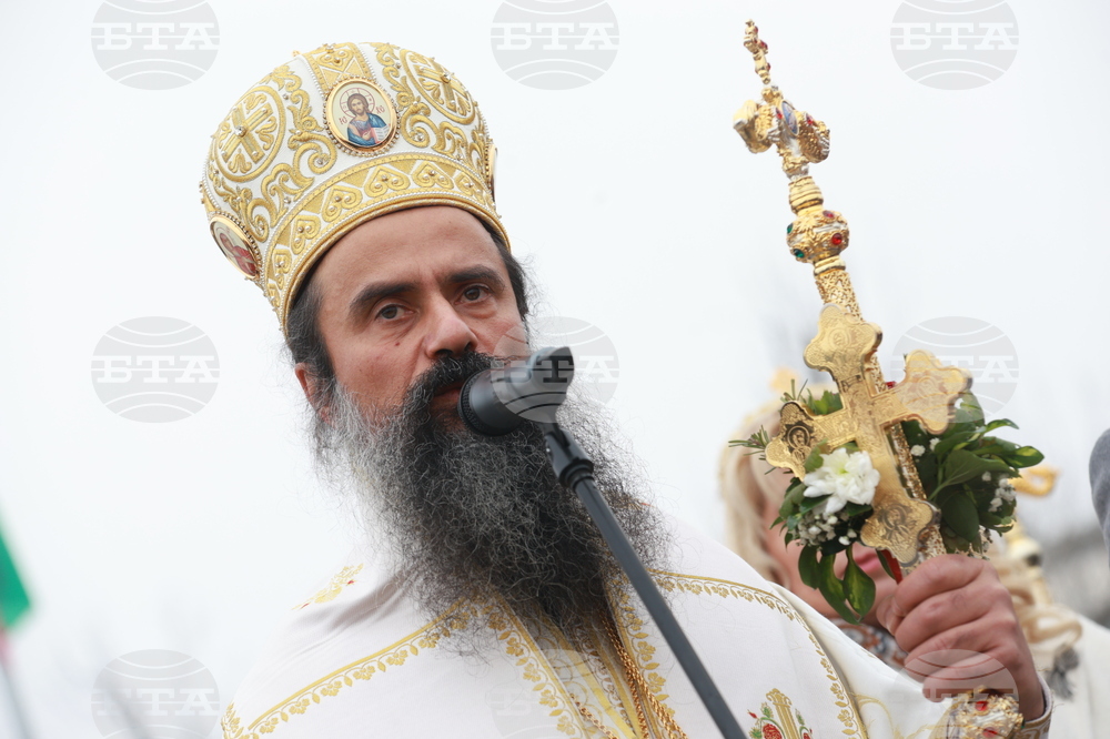 Божурище - патриарх Даниил - водосвет на "Свети вмчк. Георги Победоносец"