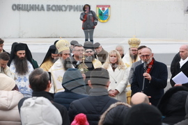 Божурище - патриарх Даниил - водосвет на "Свети вмчк. Георги Победоносец"