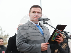 Божурище - патриарх Даниил - водосвет на "Свети вмчк. Георги Победоносец"