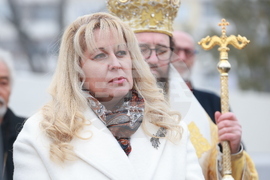 Божурище - патриарх Даниил - водосвет на "Свети вмчк. Георги Победоносец"