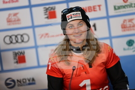 Банско - Световна купа по алпийски сноуборд - Рамона Терезия Хофмайстер - пресконференция