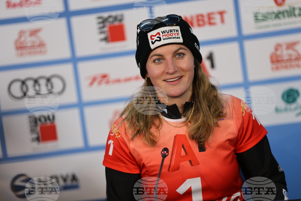 Банско - Световна купа по алпийски сноуборд - Рамона Терезия Хофмайстер - пресконференция