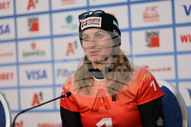 Банско - Световна купа по алпийски сноуборд - Рамона Терезия Хофмайстер - пресконференция