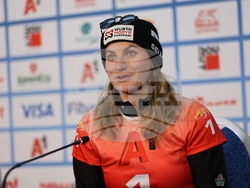 Банско - Световна купа по алпийски сноуборд - Рамона Терезия Хофмайстер - пресконференция