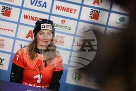 Банско - Световна купа по алпийски сноуборд - Рамона Терезия Хофмайстер - пресконференция