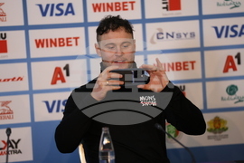 Банско - Световна купа по алпийски сноуборд - Дарио Кавицел - Габриел Меснер - пресконференция