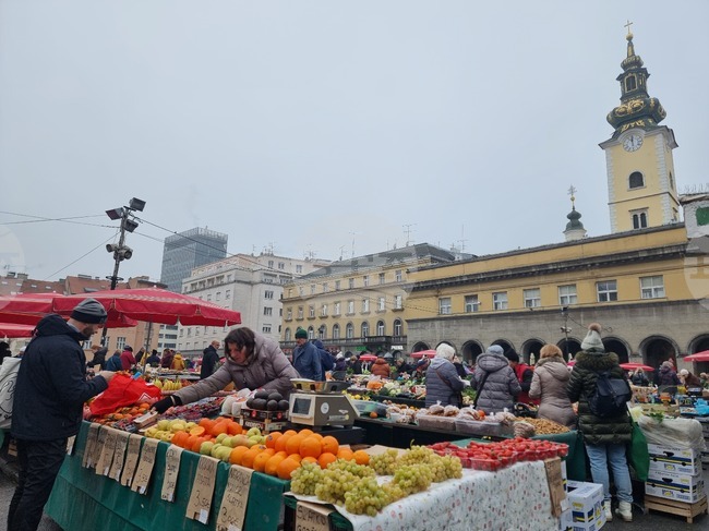 Хърватия - Загреб - пазар - Долац