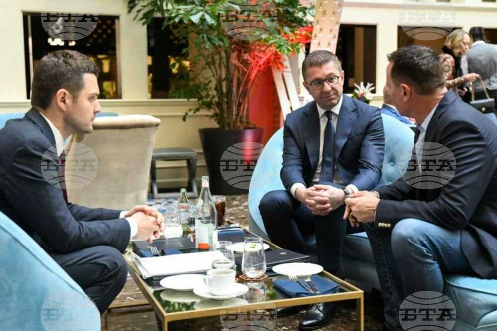 Няколко срещи е провел във Вашингтон премиерът на Северна Македония Християн Мицкоски