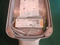 Снимка: Община Плевен - Вандали чупят и обстрелват новите тела на уличното осветление