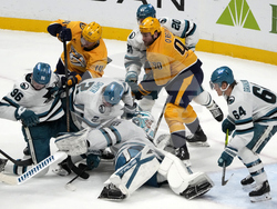 Sharks Predators Hockey