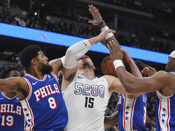 76ers Nuggets Basketball